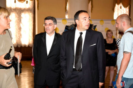 Открытие 20 фестиваля "Кинотавр", продюсеры Игорь Толстунов и Александр Роднянский