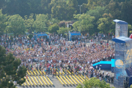 Открытие 20 фестиваля "Кинотавр"