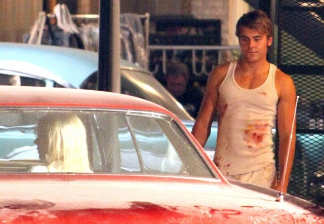 на съемках фильма "Газетчик", реж. Ли Дэниелс