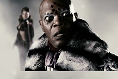 кадр из фильма "Мститель", актер Сэмюэл Л. Джексон