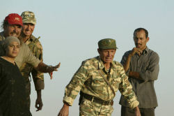 режиссер Юрий Грымов и актер Алексей Полуян на съемках фильма "Чужие"