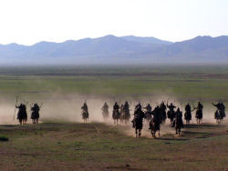 кадр из фильма "Тайна Чингис Хаана"