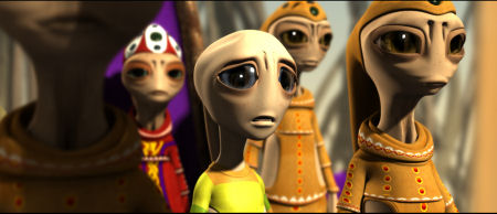 кадр из мультфильма "Битва за планету Терра 3D"