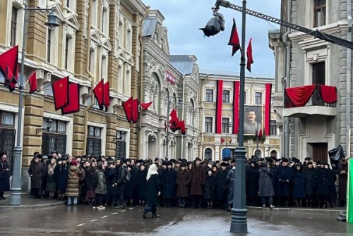 Съемки «Шума времени» Алексея Учителя в кинопарке Москино