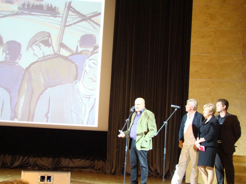 представление проекта "Милый Ханс, дорогой Петр", режиссер Александр Миндадзе, продюсеры Хейно Декерт, Лиза Антонова, Андрей Анненский