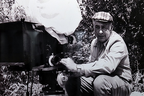 На съемках фильма "Они сражались за Родину" 1975 год