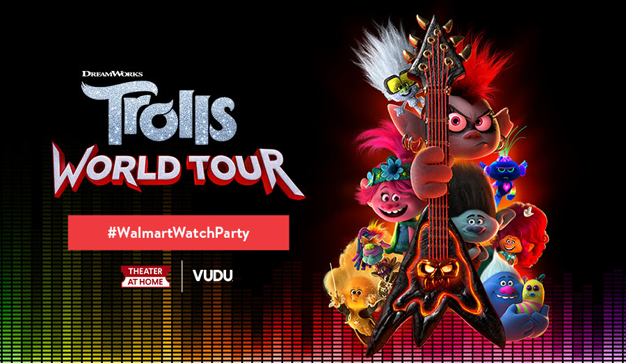 Реклама Тролли. Мировой тур на одной из стриминговых площадок