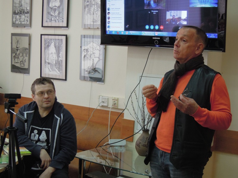 презентация проекта полнометражного фильма для детей "Улица Победителей", писатель и сценарист Эдуард Веркин, режиссер Николай Денисов