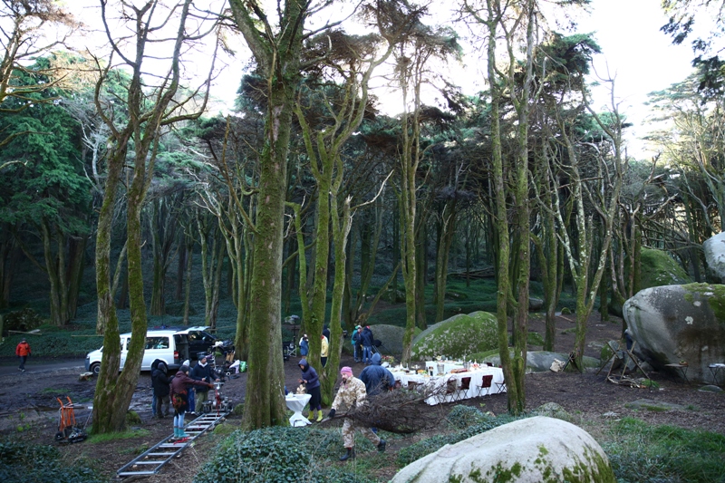 на съемках сериала Мата Хари в Португалии