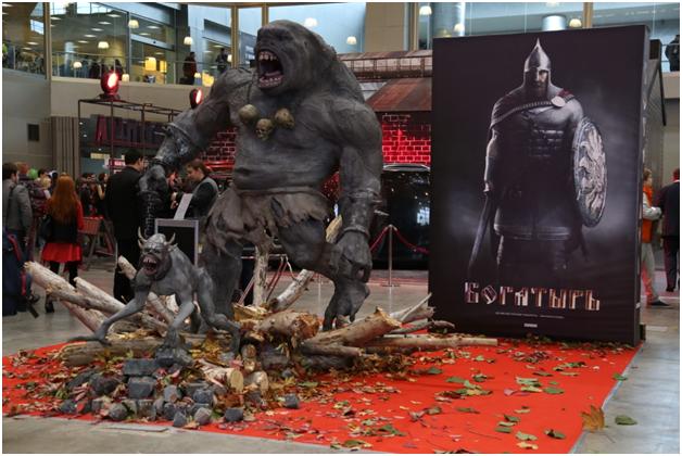 Comic Con Russia 2015, стенд проекта "Богатырь"