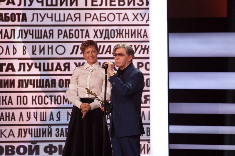 вручение премии "Золотой Орел", актер Александр Збруев (Лучшая мужская роль в кино, "Кино про Алексеева")