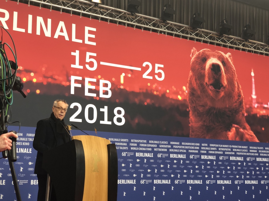 Берлинале 2018, пресс-конференция неофициальных жюри, директор смотра Дитер Косслик