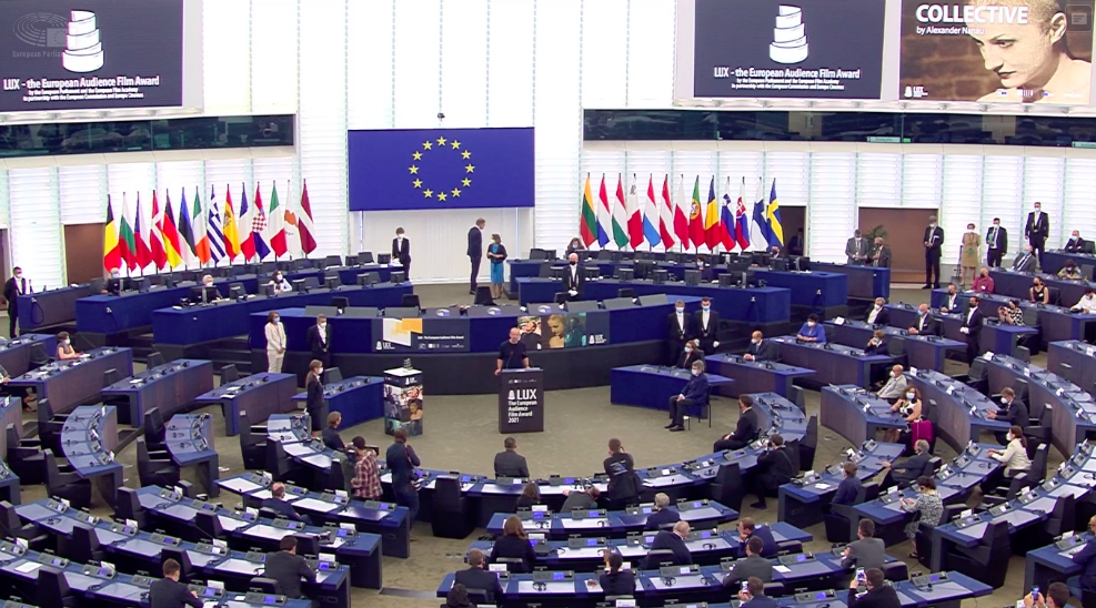 Вручение премии LUX European Audience Film Award на заседании Европарламента