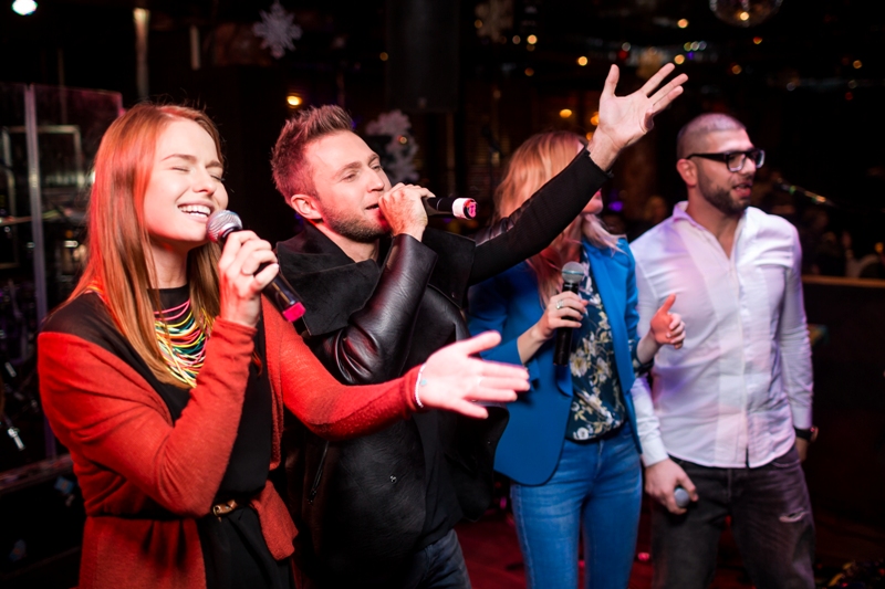 98 Российский Международный Кинорынок, мероприятие "Голоса большой страны", Юлия Терещенко, Андрей Гризли, Александра Белякова и Артем Качарян