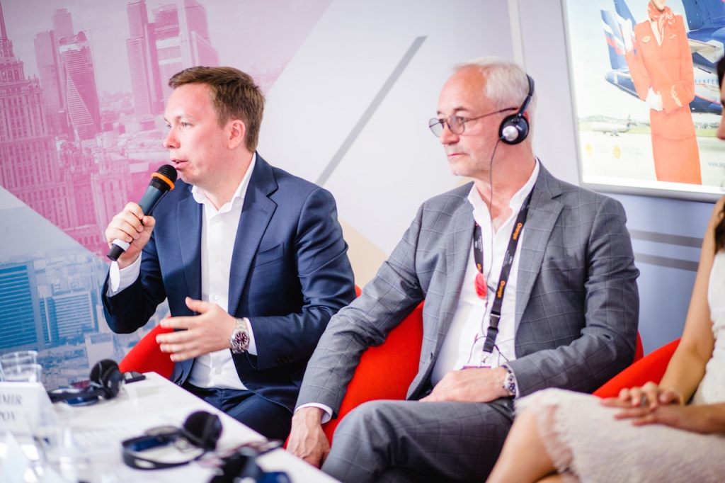 70 Каннский международный кинофестиваль, Российский павильон, презентация Кинокомиссии Москвы, Владимир Филиппов и Евгений Герасимов