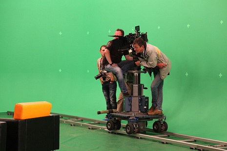 на съемках фильма "Женский детектив" на съемках фильма "Женский детектив"