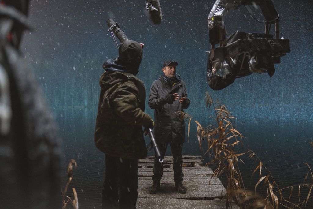 на съемках фильма Самая большая луна