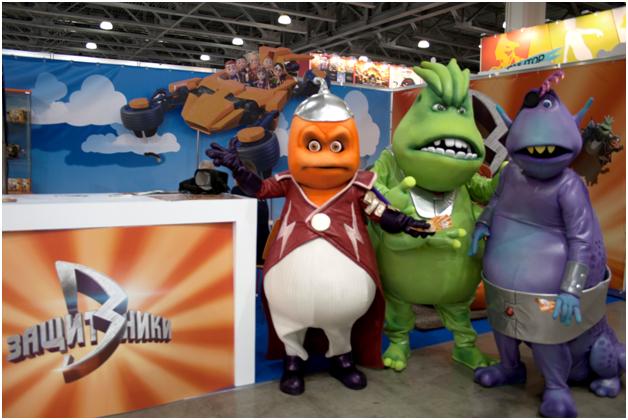 Защитники на выставке Licensing World Russia 2016