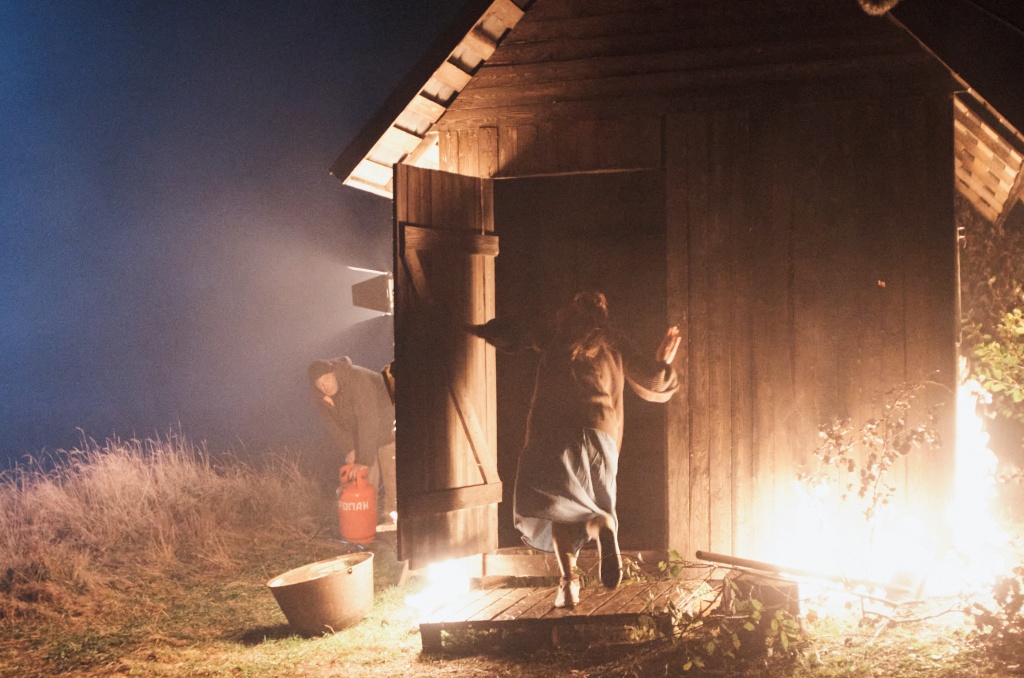 на съемках сериала «Чужой»