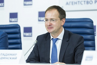 пресс-конференция, посвященная первой Всероссийской акции Ночь кино, Министр культуры Российской Федерации Владимир Мединский