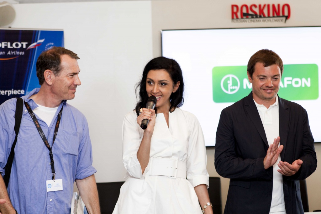 Директор Marche du Film Жером Пайяр, Пол Федербуш (фестиваль Санденс), Екатерина Мцитуридзе (РОСКИНО), Дмитрий Литвинов (Planeta Inform)