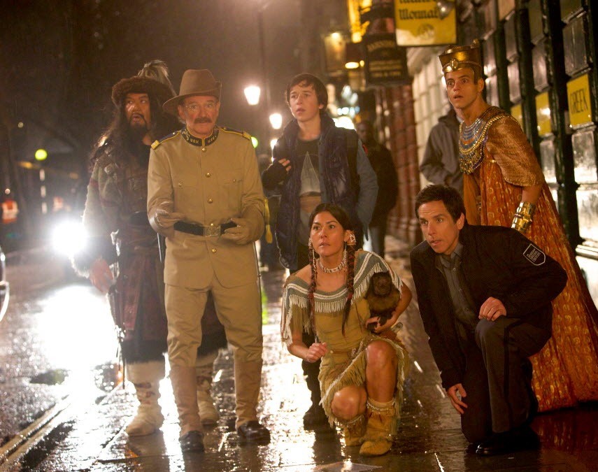 кадр из фильма "Ночь в музее: Секрет гробницы"