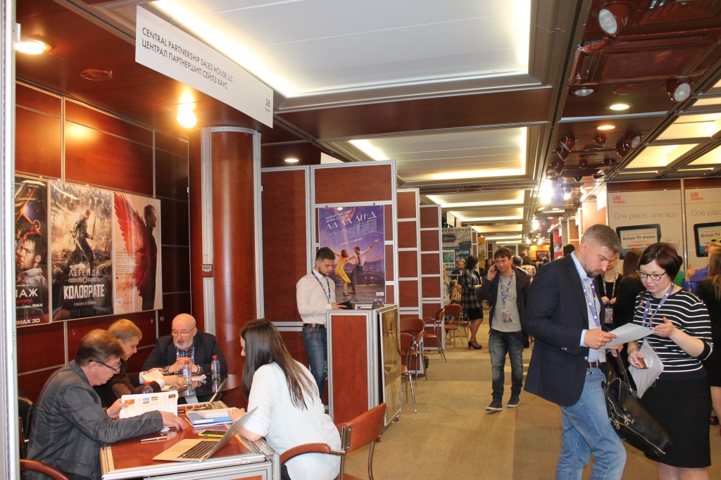 рынок контента World Contatn Market 2017, работа на стендах