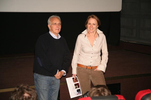 показ фильма Руджеро Деодато в киноклубе "Фитиль", режиссер Руджеро Деодато и продюсер Ульяна Ковалева