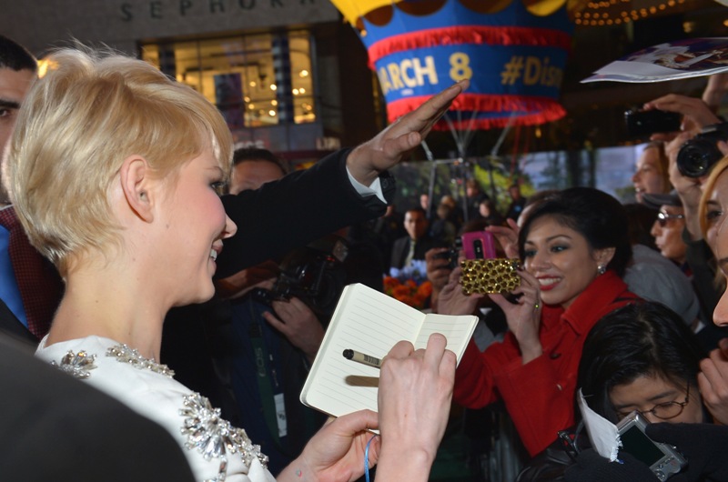 мировая премьера фильма "Оз: Великий и ужасный", актриса Мишель Уильямс