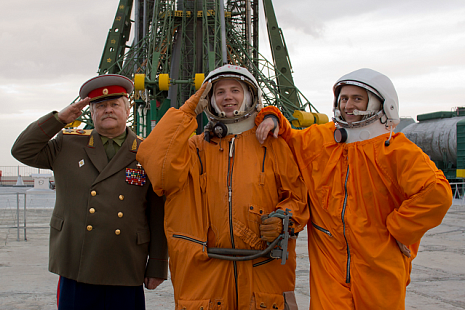 на съемках фильма "Главный конструктор"