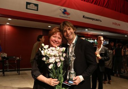 режиссер Ирина Евтеева и актер Владимир Кошевой