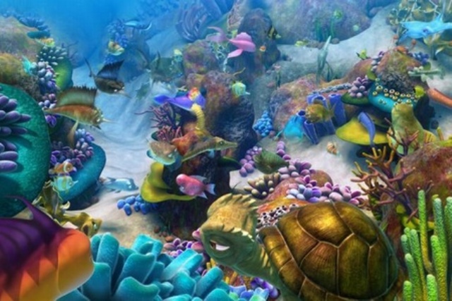 кадр из мультфильма "Риф 3D"