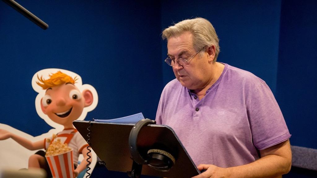 озвучание анимационного фильма Гурвинек и волшебный музей, актер Юрий Стоянов