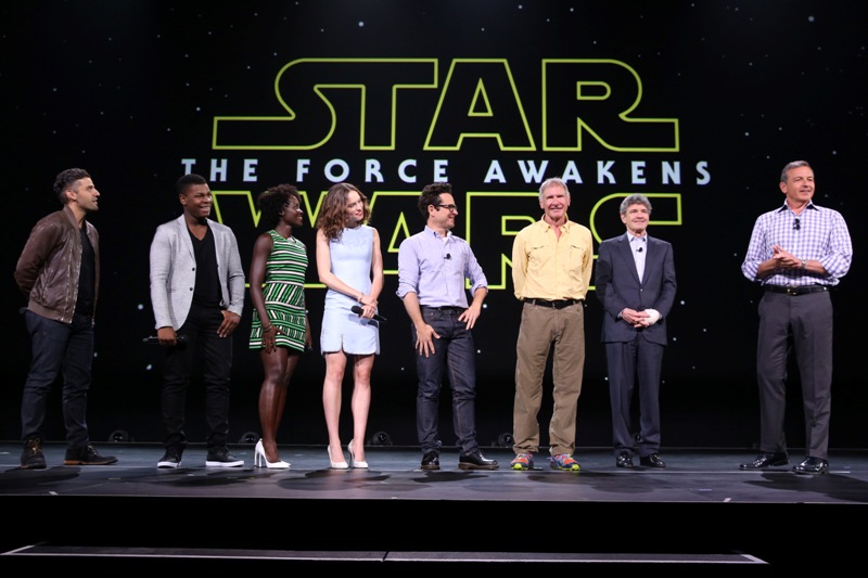 выставка D23, съемочная группа фильма "Звездные войны: Пробуждение силы"