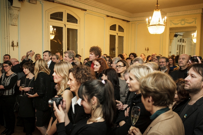 Награждение Жоэля Шапрона званием Кавалера Ордена искусств и литературы, фотограф &ndash; Ivan Mathie