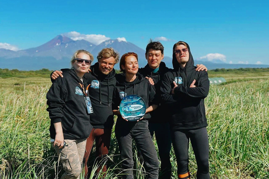 Съемки фильма Большая волна Съемки фильма Большая волна