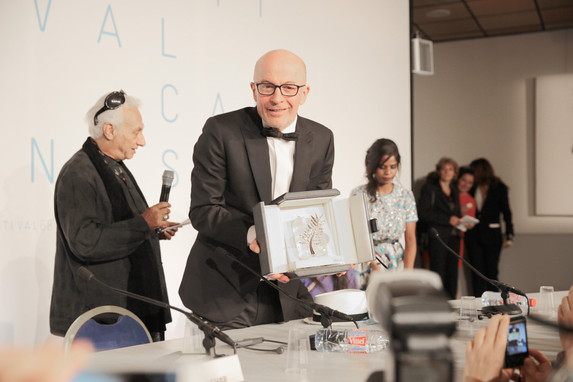 68 Каннский международный кинофестиваль, пресс-конференция победителей, Жак Одиар - Золотая пальмовая ветвь