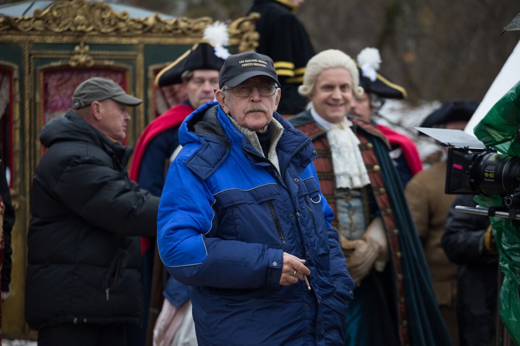 на съёмках фильма Медный всадник России