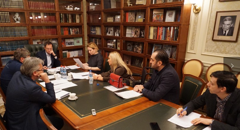 Представители компании Киноквант на встрече с Владимиром Мединским