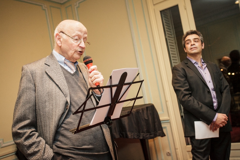 Награждение Жоэля Шапрона званием Кавалера Ордена искусств и литературы, фотограф &ndash; Ivan Mathie