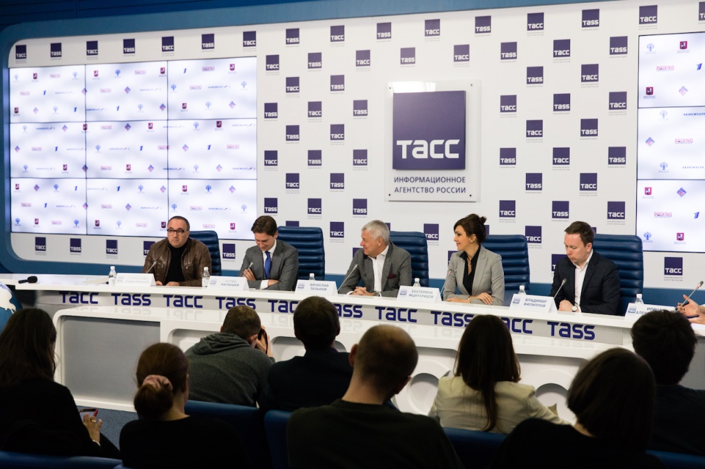 пресс-конференция официальной делегации российских кинематографистов, участвующих в работе 70-го Каннского международного кинофестиваля и кинорынка