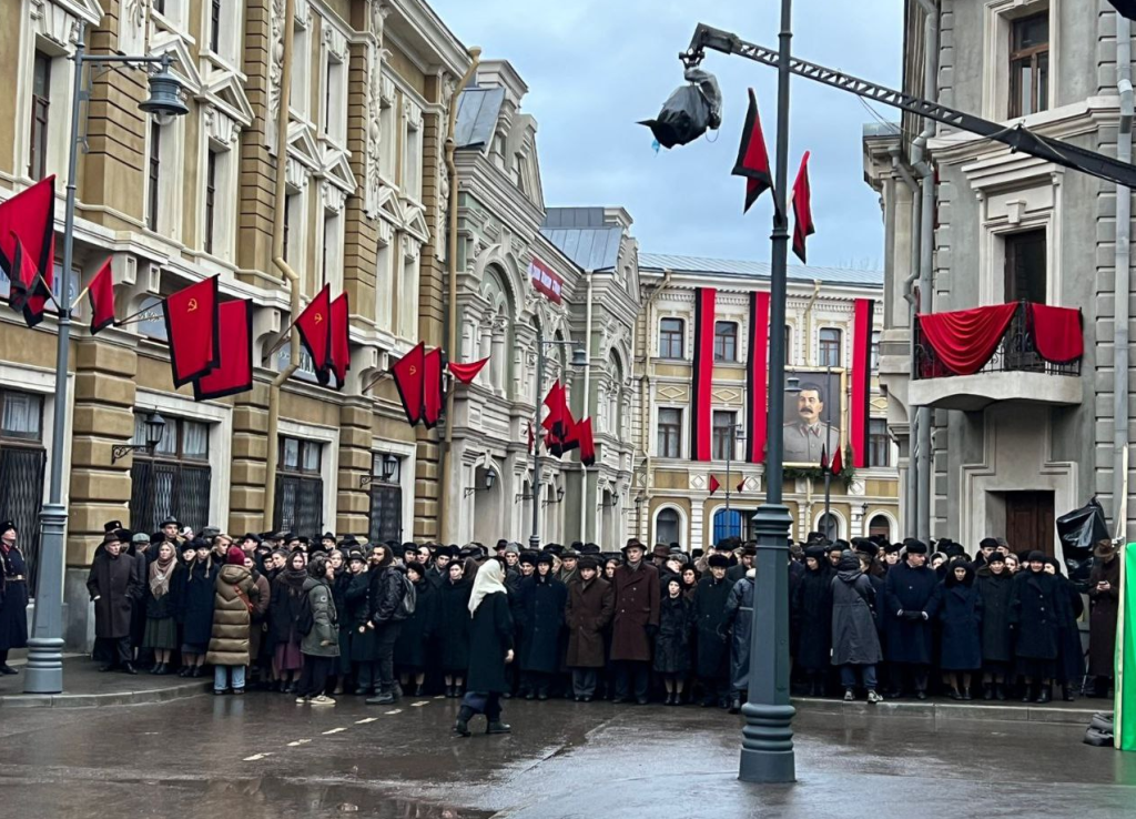 Съемки фильма Шум времени