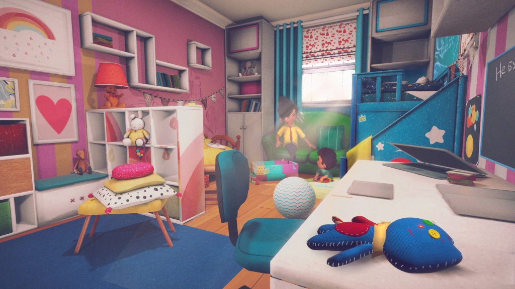 Кадр из интерактивного VR-проекта «Под подушкой»