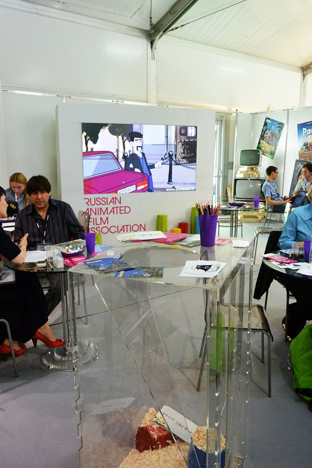 кинорынок MIFA в Анси, российский стенд