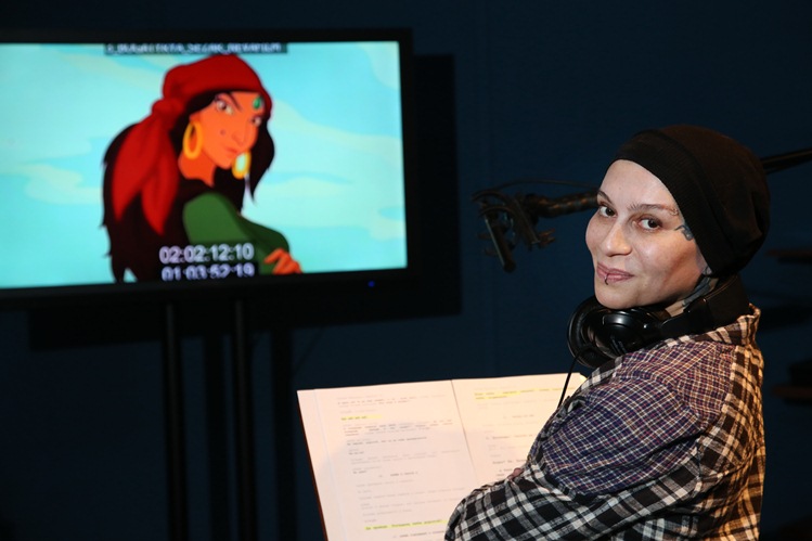 озвучание мультфильма "Три богатыря: Ход конем", Наргиз Закирова