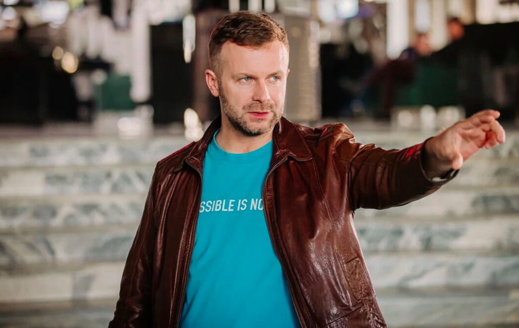 Кадр со съемок фильма Вызов