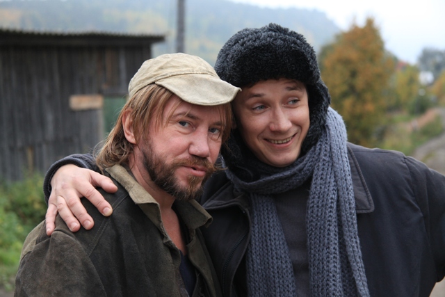 на съемках фильма "Конецдворье"