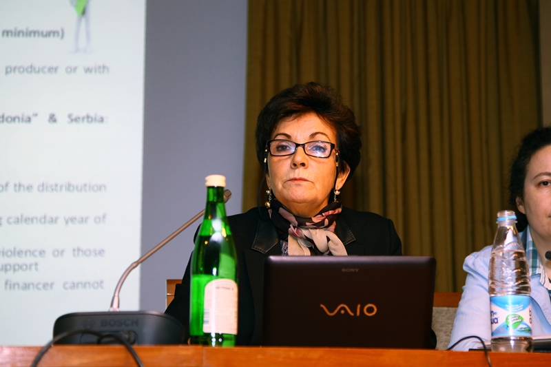 93 Российский международный кинорынок, презентация новой программы фонда "Евримаж" (Eurimages), исполнительный директор фонда Изабель Кастро