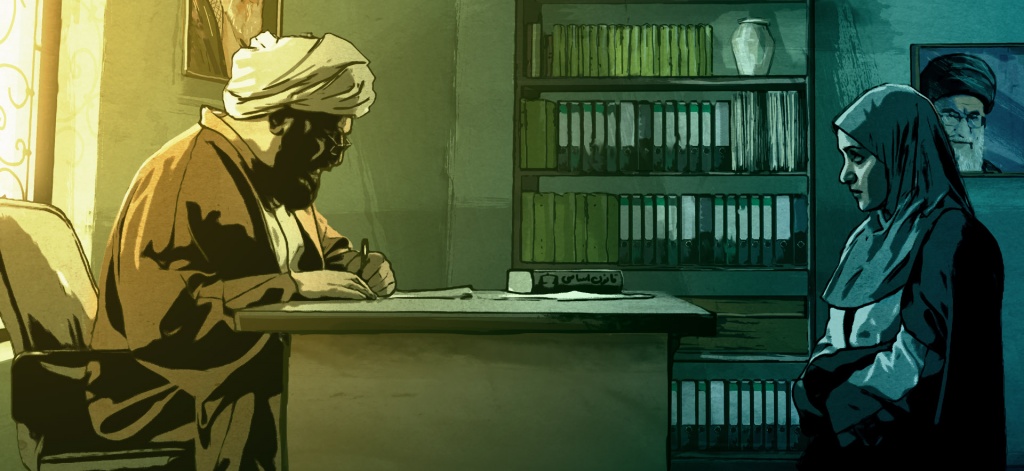 кадр из анимационного фильма Тегеранские табу