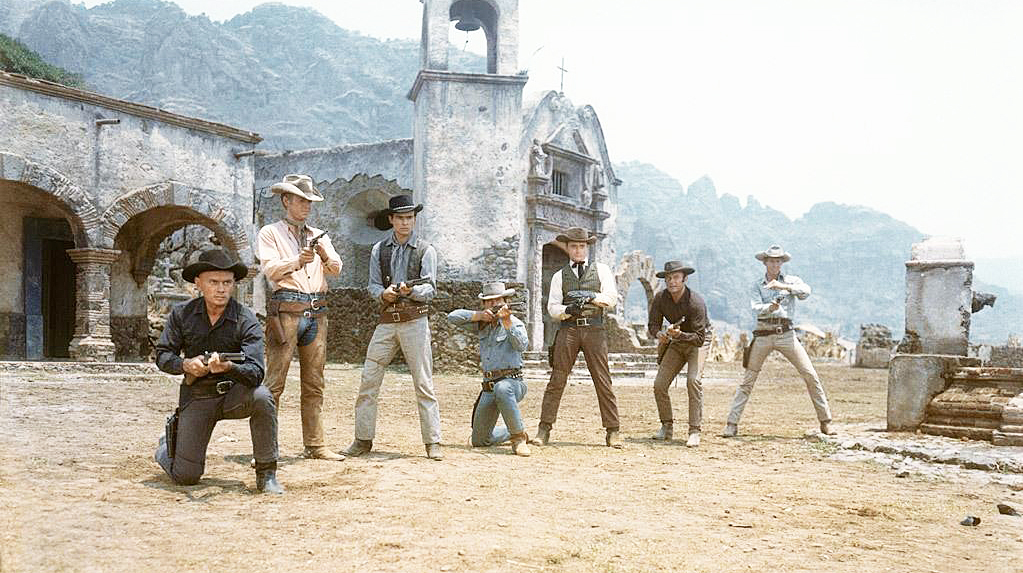 кадр из фильма Великолепная семерка Джона Стерджеса